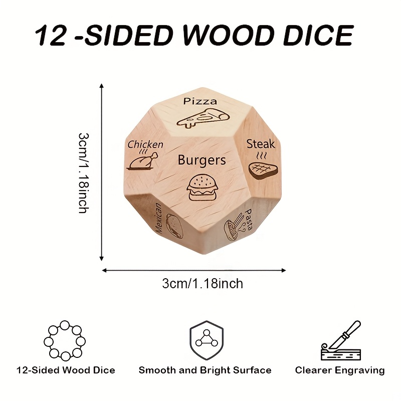 Dining Dice Board Game-12-Side - Party Games Night review and price