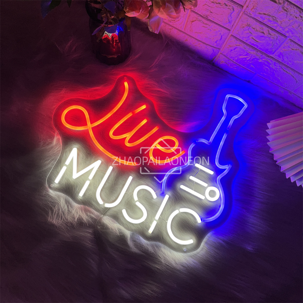 Live Music Neon Sign Home Art  - Party Games Name review and price
