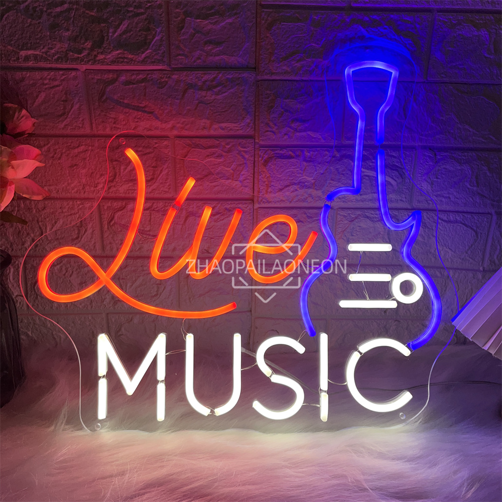 Live Music Neon Sign Home Art  - Party Games Name review and price