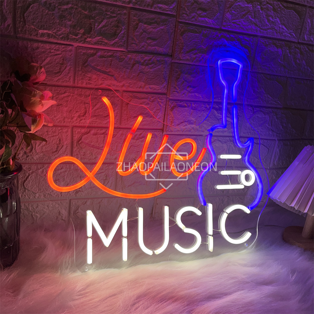 Live Music Neon Sign Home Art  - Party Games Name review and price