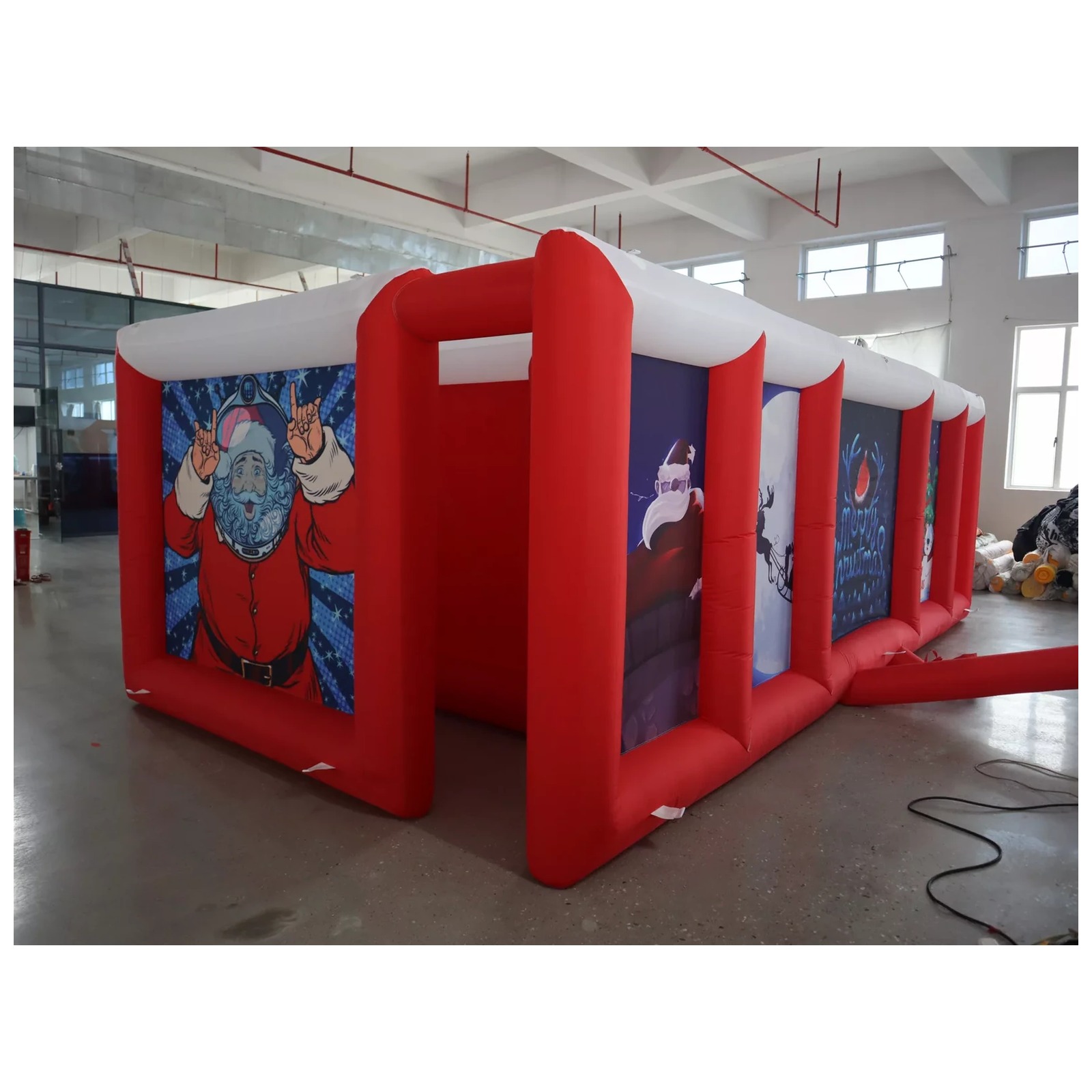 Large Red White Flat Roof Infl - Party Games For Adults And Kids review and price